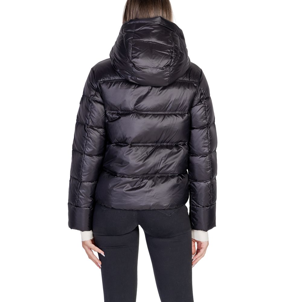 Peuterey Black Polyamide Women's Jackets & Coat for Fall/Winter