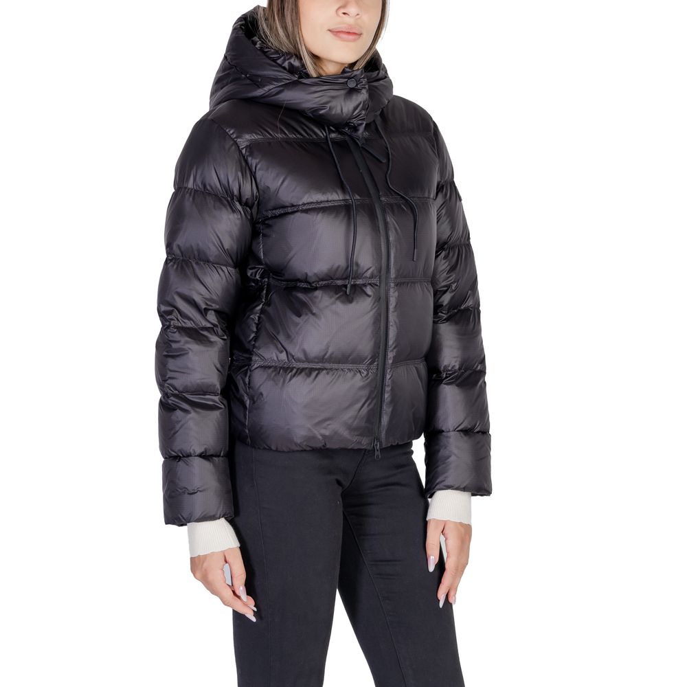 Peuterey Black Polyamide Women's Jackets & Coat for Fall/Winter