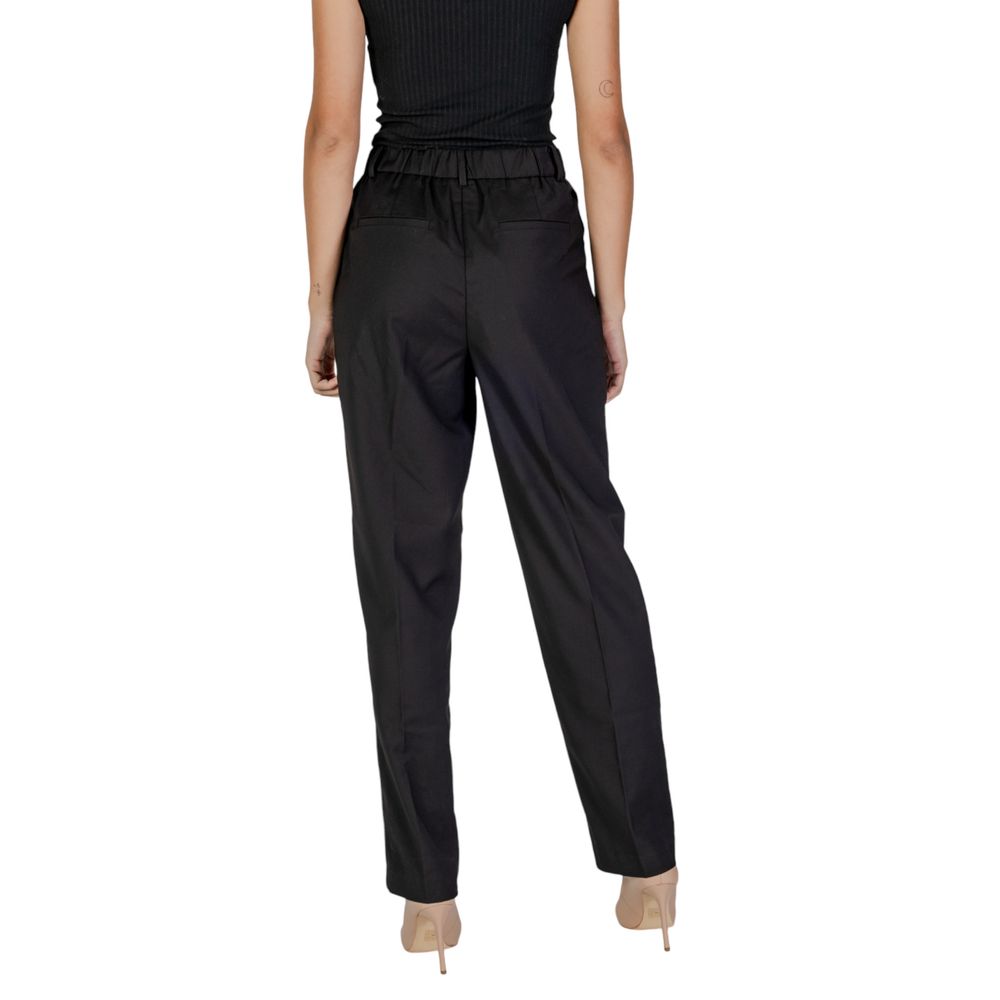 Elegant Black Polyester Jeans & Pant for Women