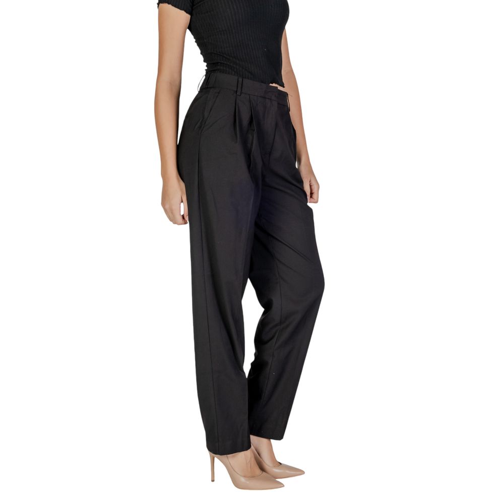 Elegant Black Polyester Jeans & Pant for Women
