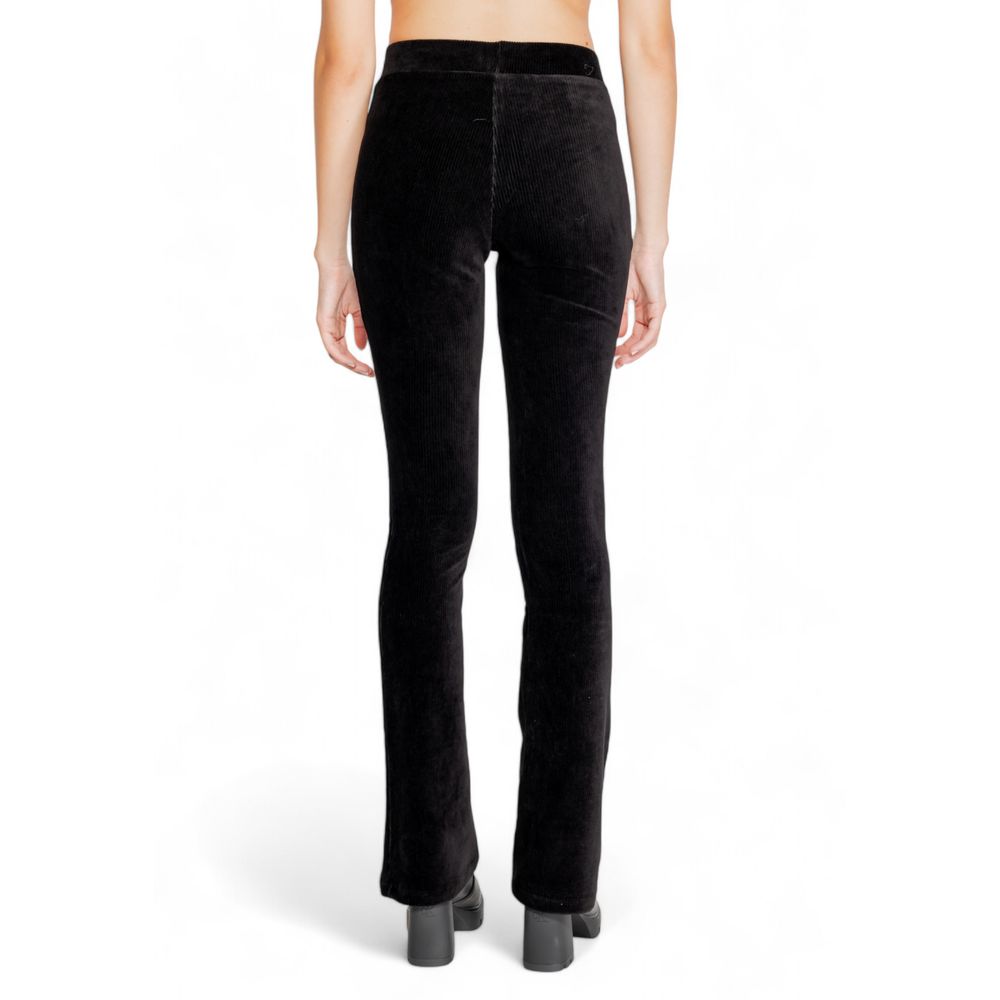 Chic Black Cotton Jeans for Women
