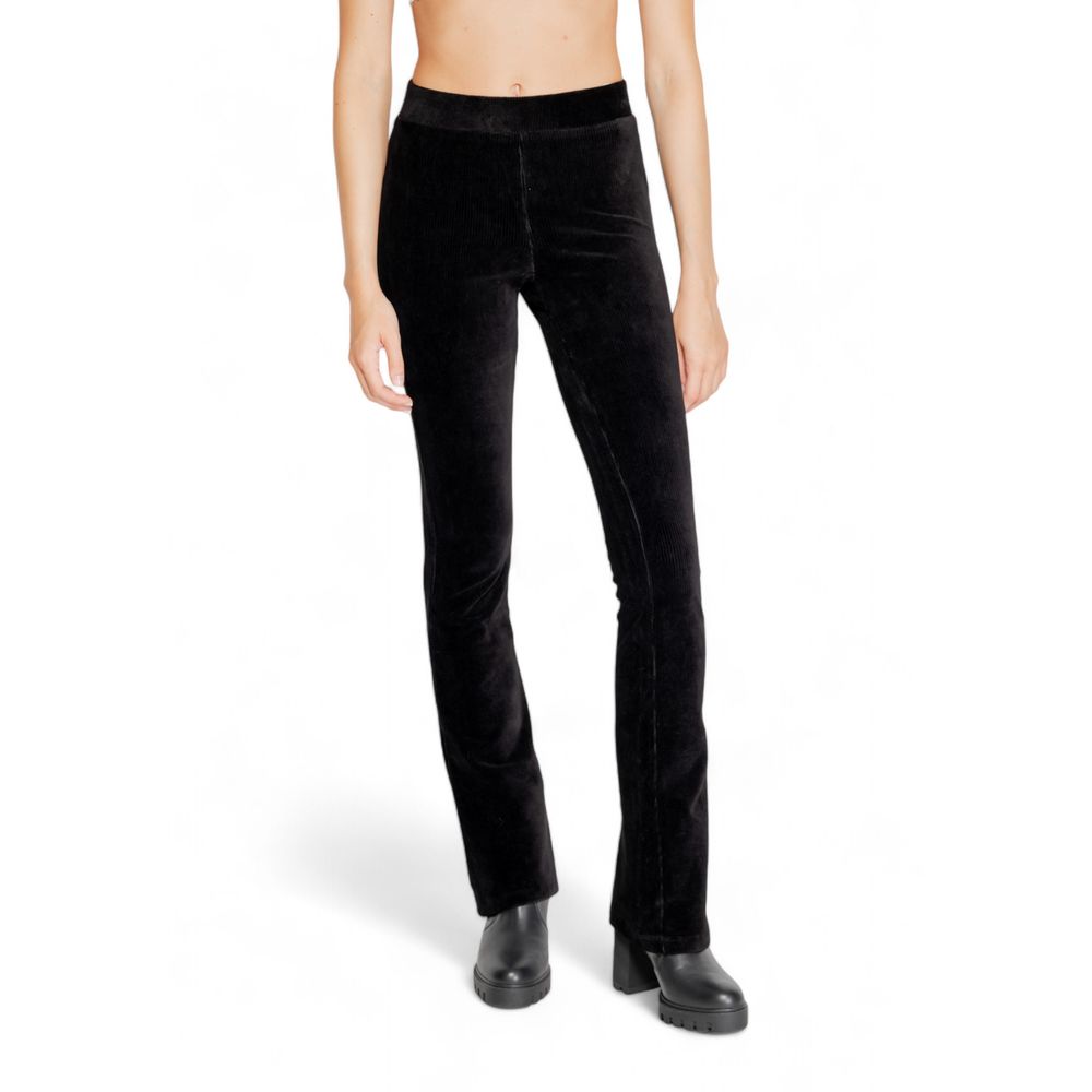 Chic Black Cotton Jeans for Women