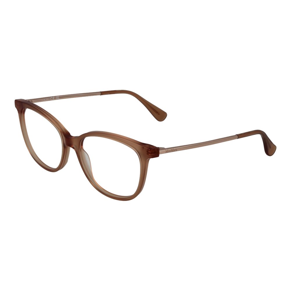 Max Mara Women’s Optical Frames – Brown Butterfly Style, 52mm