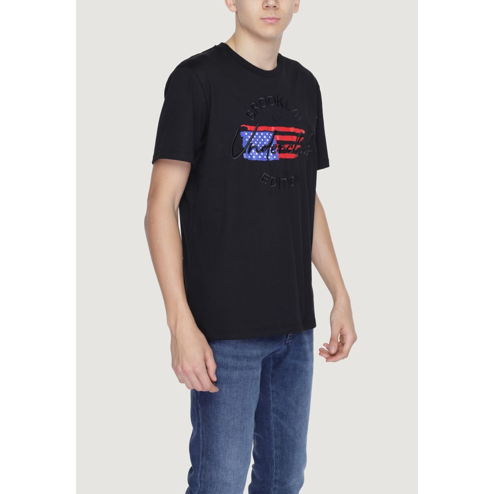 Classic Black Cotton T-Shirt for Men