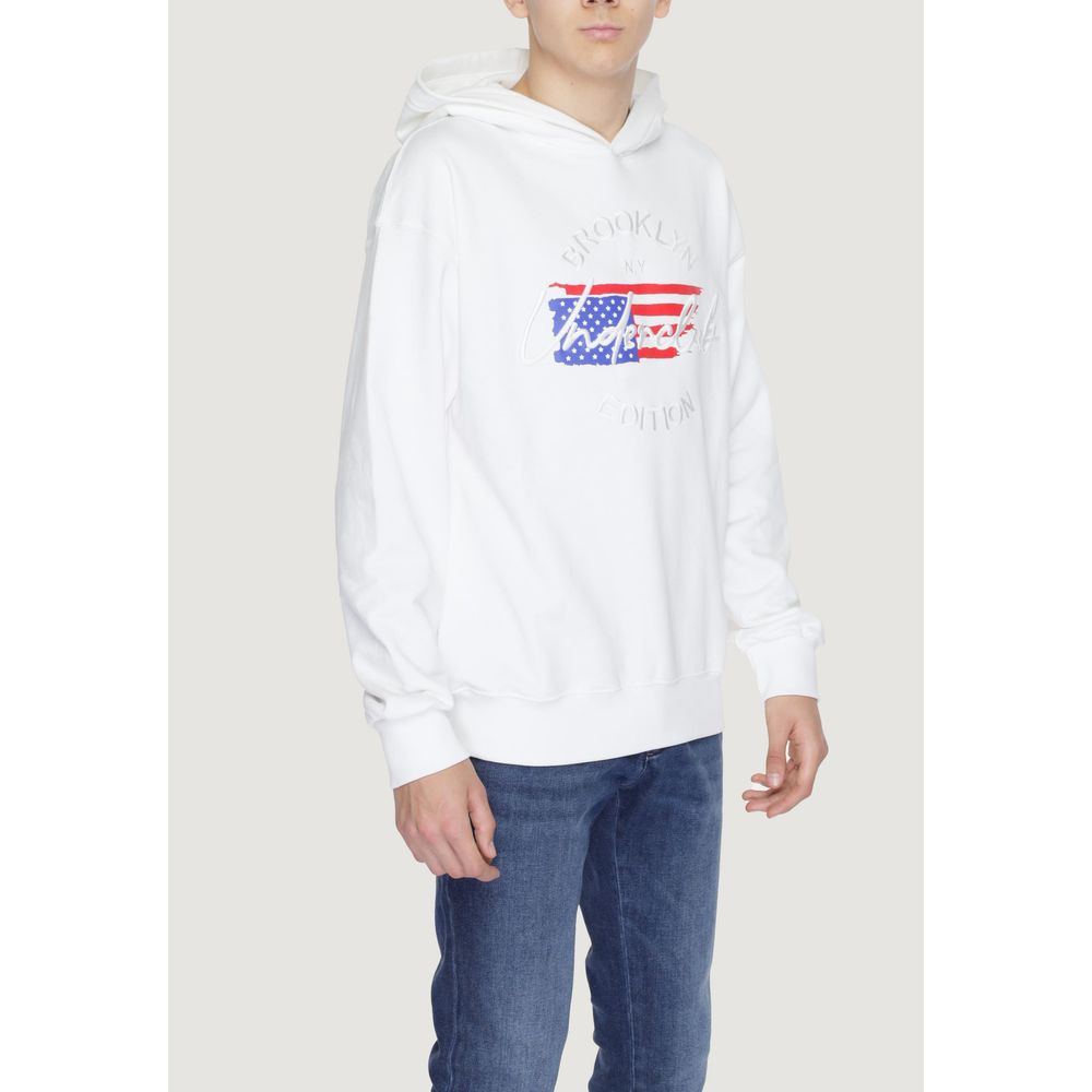 Classic White Cotton Hooded Sweatshirt