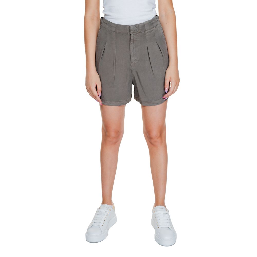 Vero Moda Gray Lyocell Shorts for Women