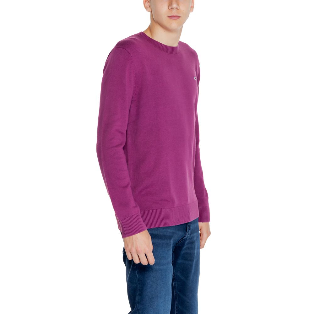 Purple Organic Cotton Sweater for Men