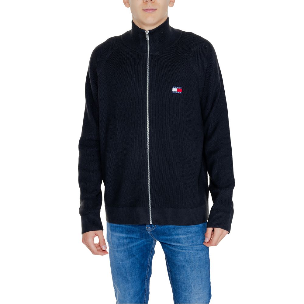 Tommy Hilfiger Black Cotton Cardigan for Men
