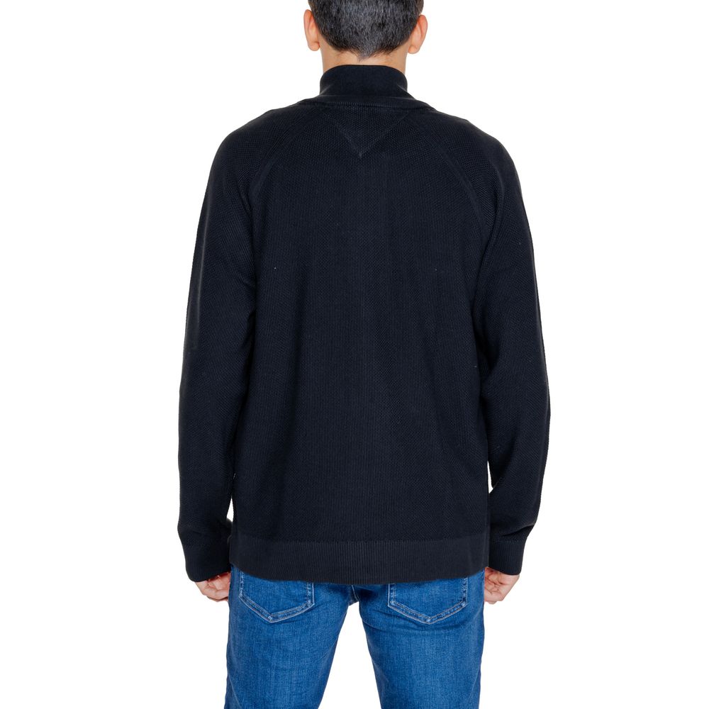 Tommy Hilfiger Black Cotton Cardigan for Men