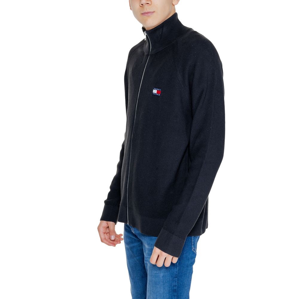 Tommy Hilfiger Black Cotton Cardigan for Men