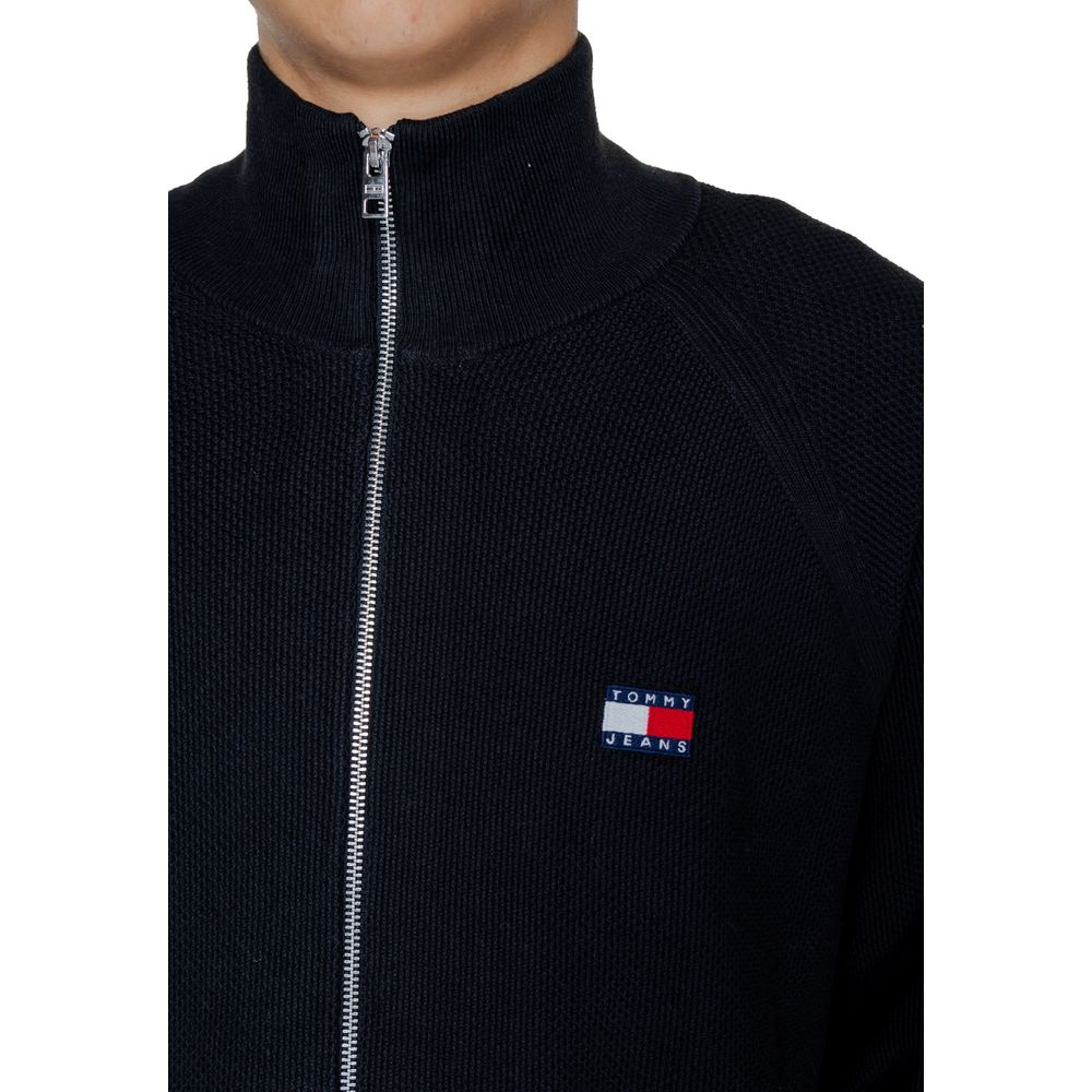Tommy Hilfiger Black Cotton Cardigan for Men