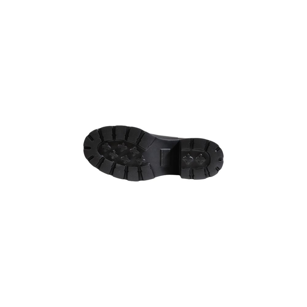 Tommy Hilfiger Black Leather Ankle Boots for Women