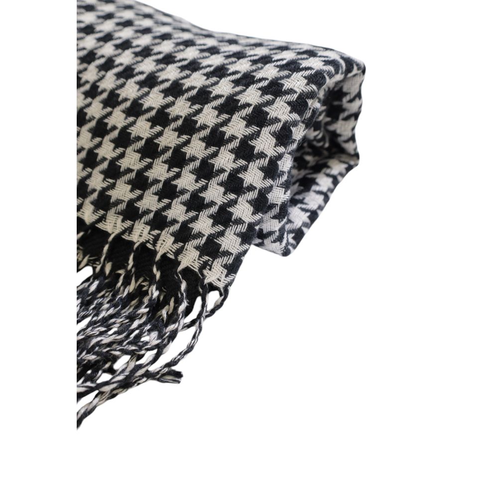 White Acrylic Scarf for Men