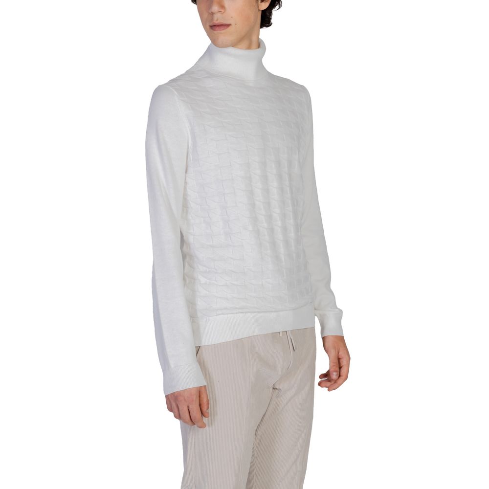 Antony Morato White Cotton Sweater - Timeless Knitwear for Men