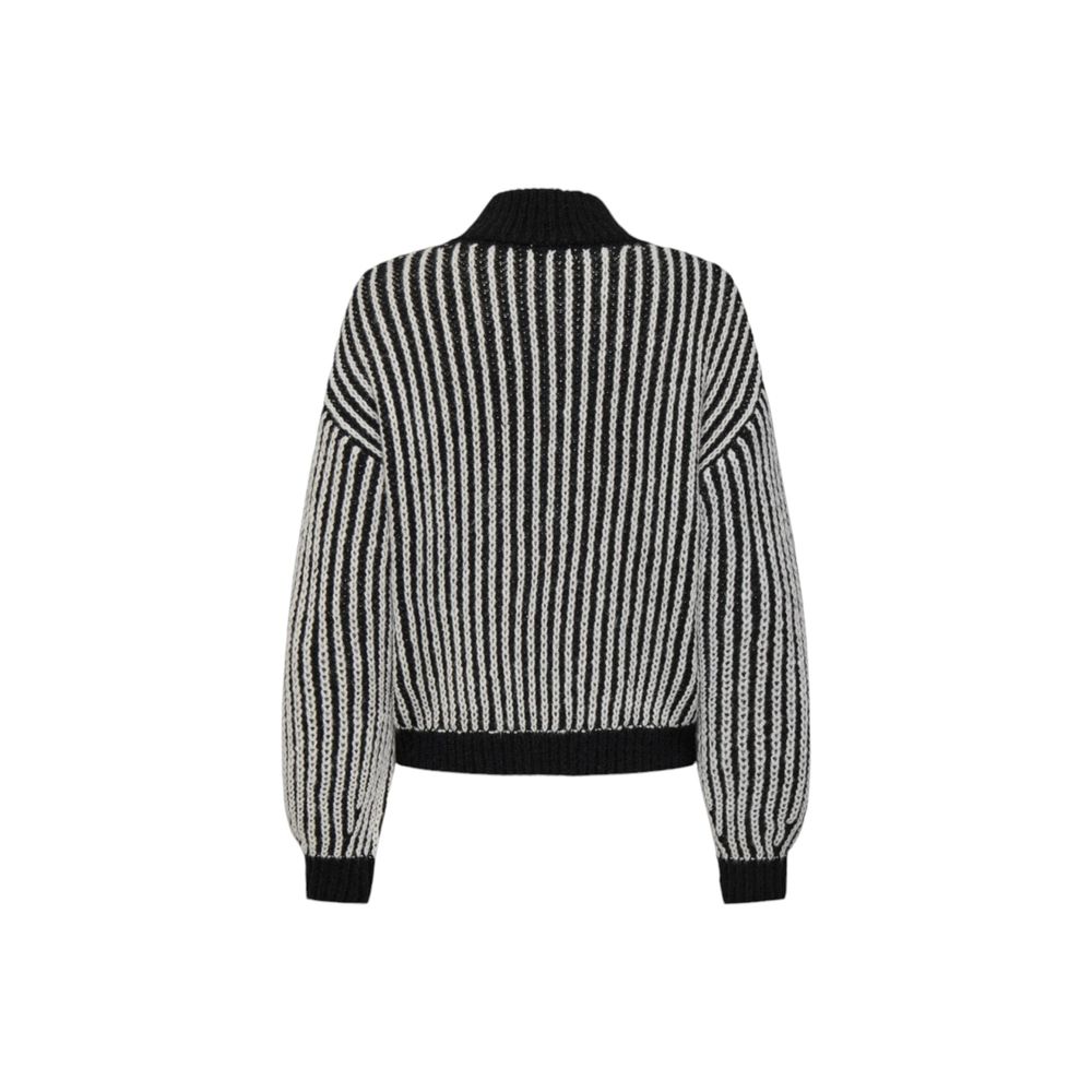 - Black Polyester Sweater