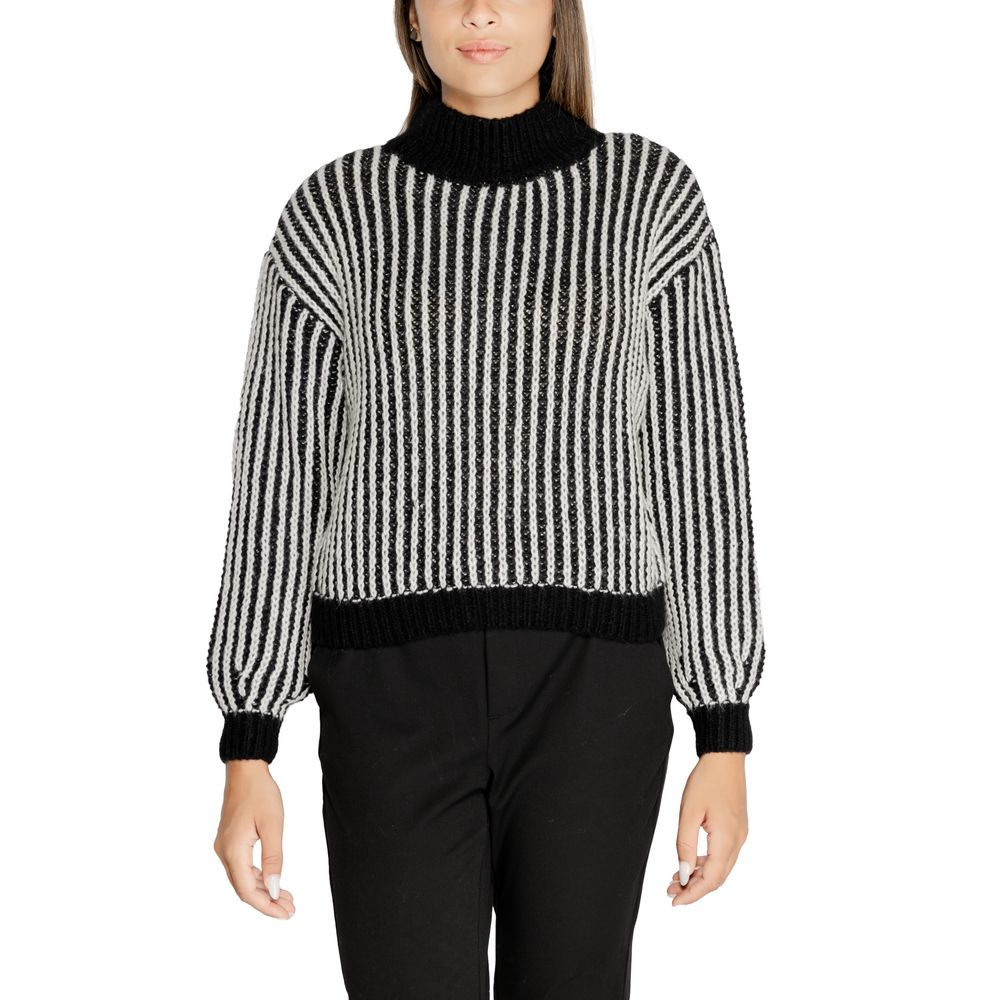 - Black Polyester Sweater