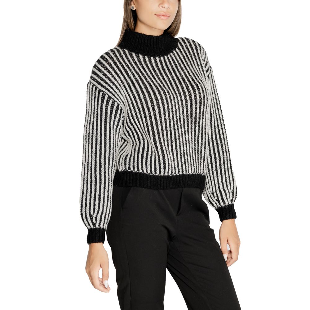 - Black Polyester Sweater