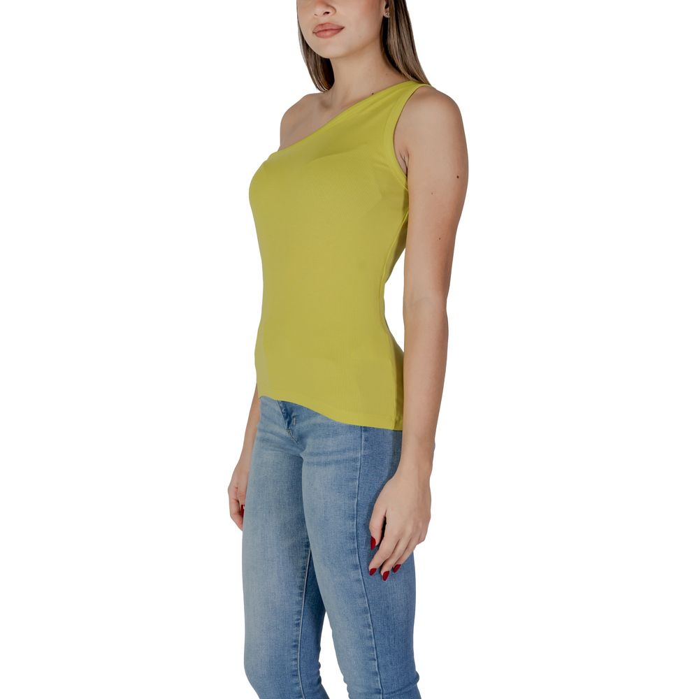 B.YOUNG BYSANANA ONE SH 20813300 Yellow Cotton Top