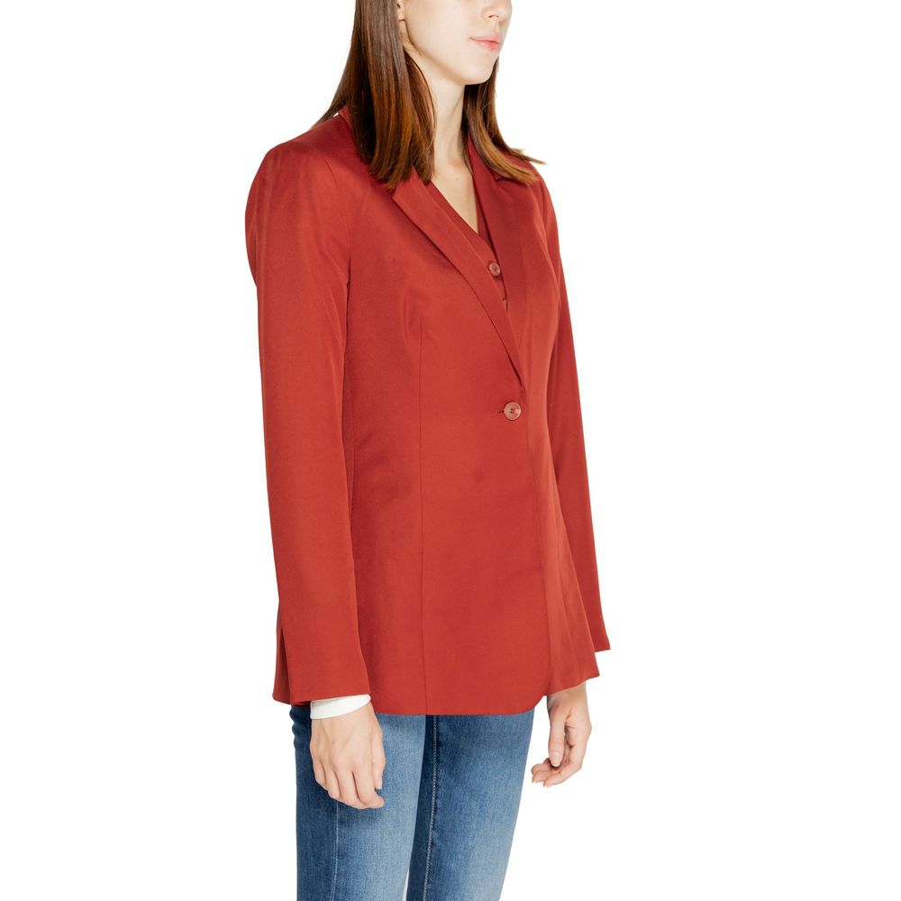 Vero Moda Red Polyester Blazer for Women