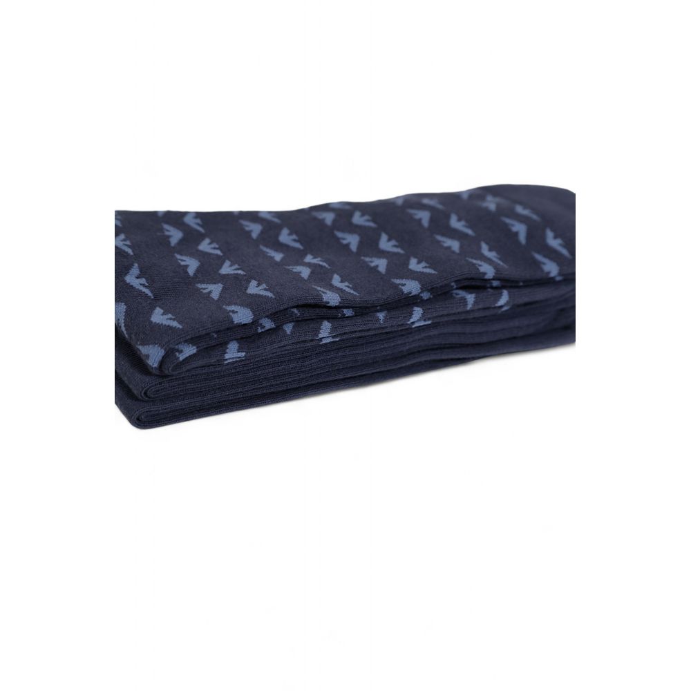Blue Cotton Sock - Men’s Essential for Fall/Winter