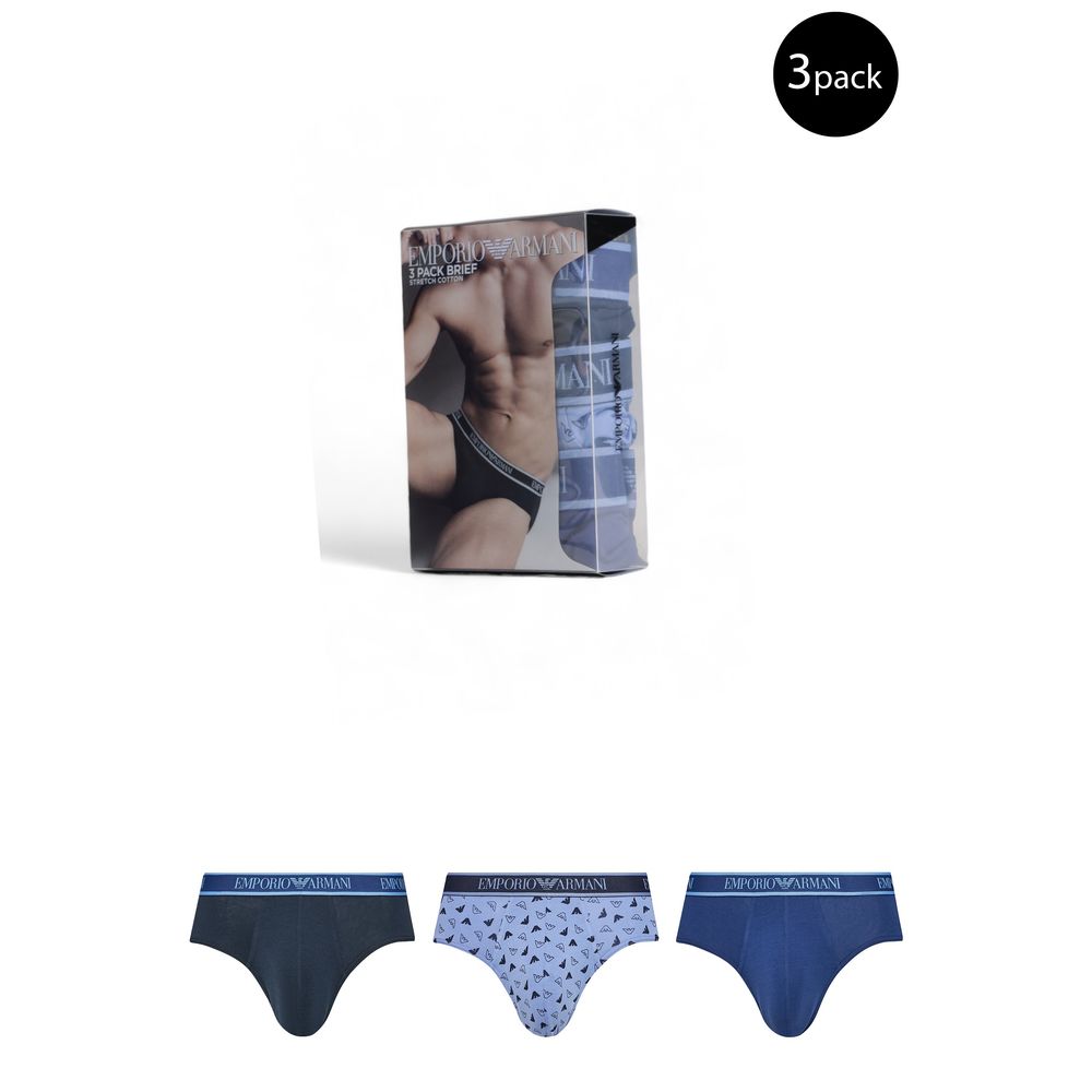 Blue Cotton Underwear for Men - Fall/Winter Collection