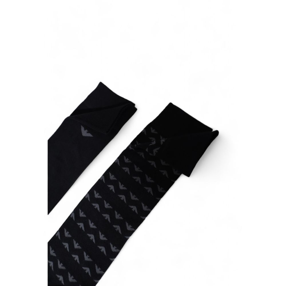 Classic Black Cotton Socks for Men