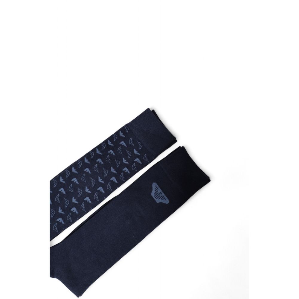 Stylish Blue Cotton Socks for Men