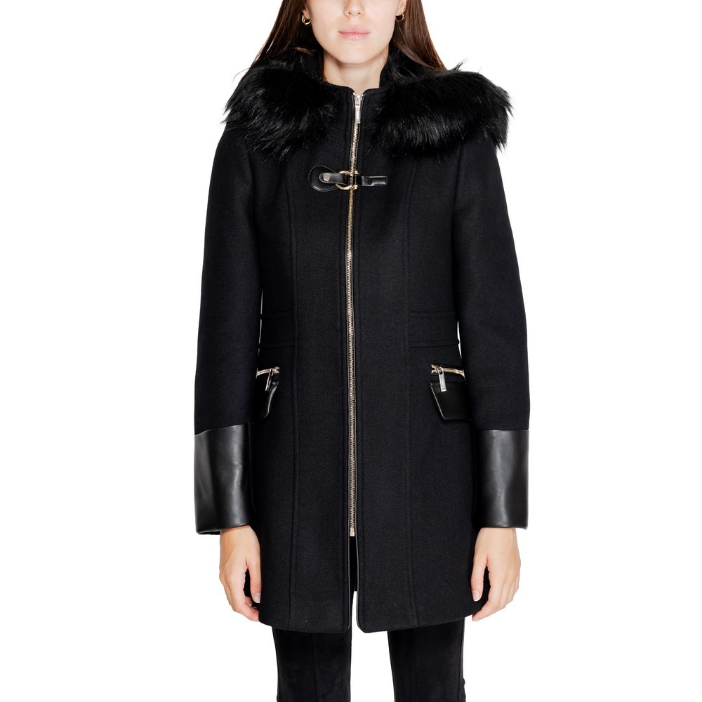 Elegant Black Wool Jackets & Coats for Women