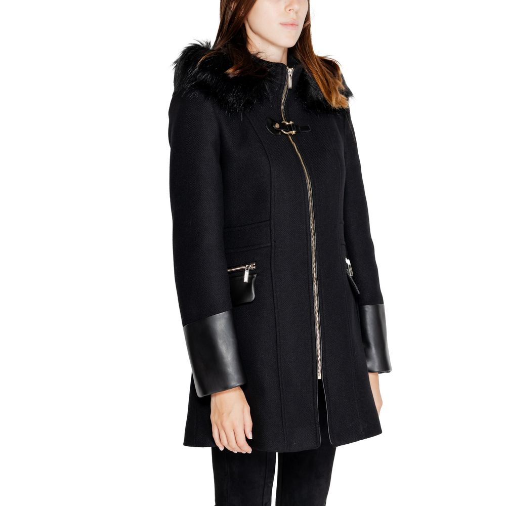 Elegant Black Wool Jackets & Coats for Women