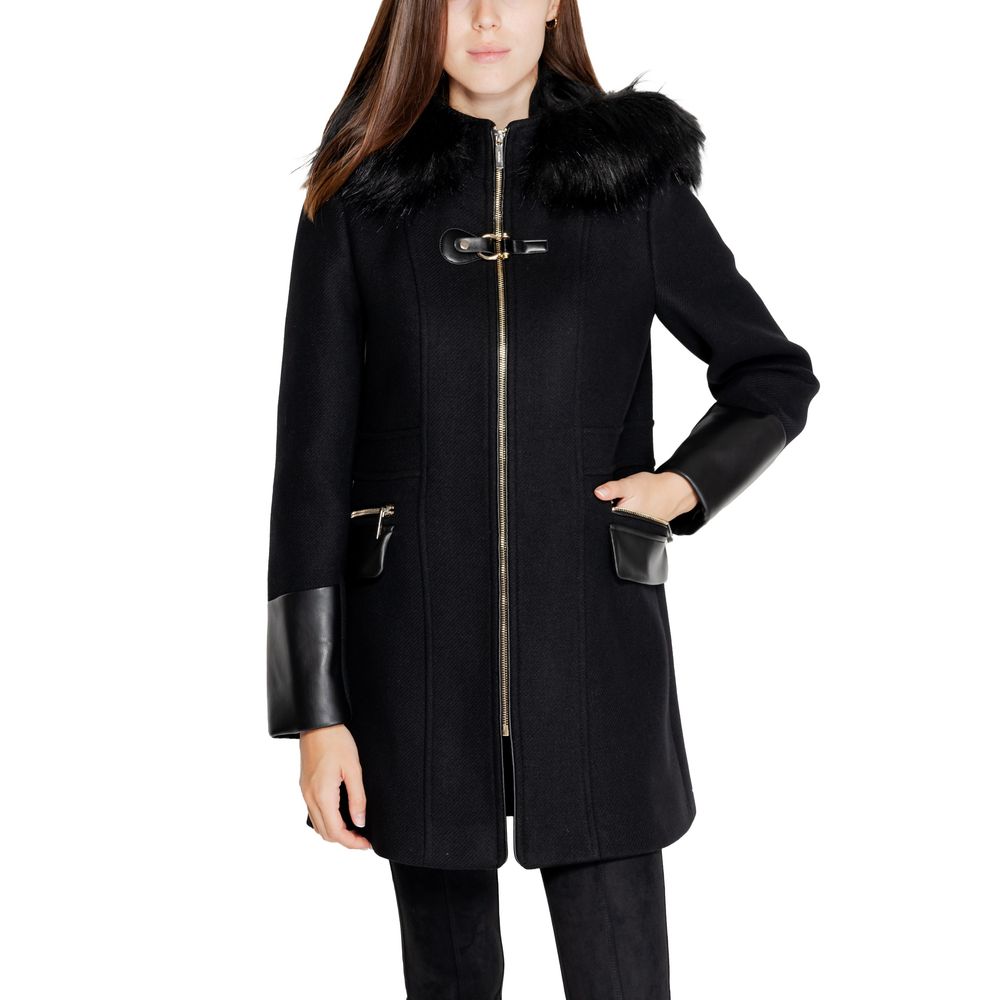 Elegant Black Wool Jackets & Coats for Women
