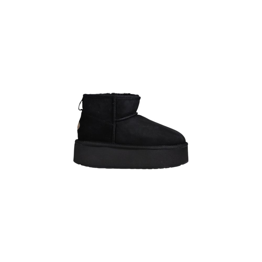 EMU Australia Black Leather Ankle Boots for Women