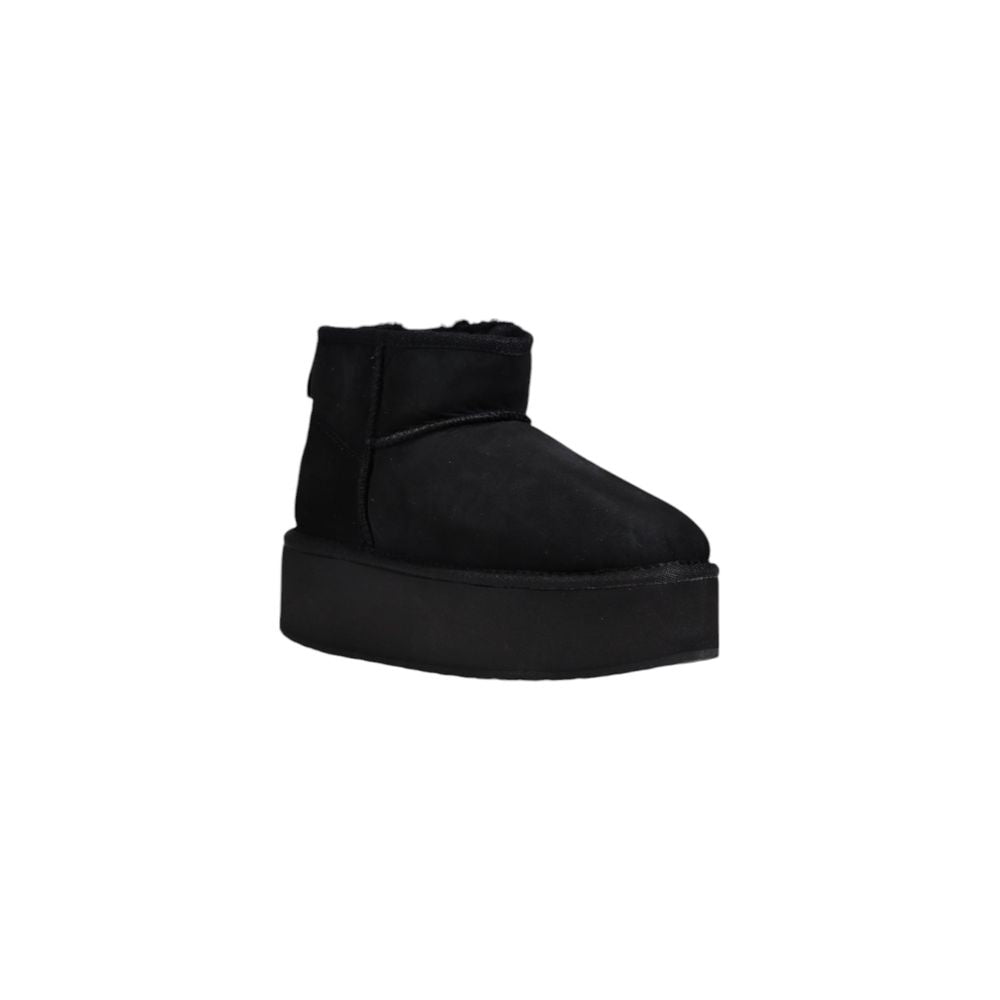 EMU Australia Black Leather Ankle Boots for Women
