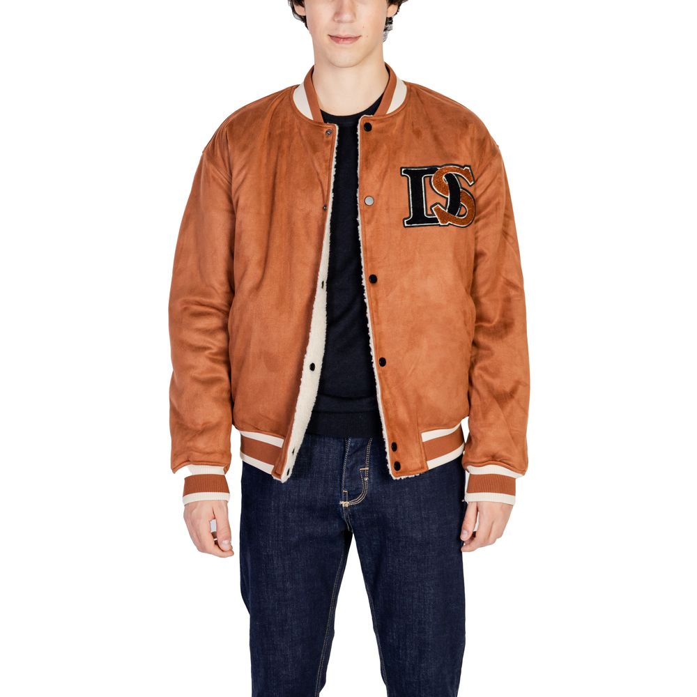 Only & Sons Brown Polyester Jacket for Men