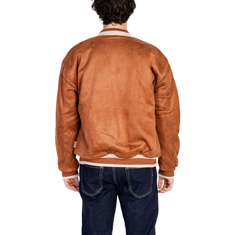 Only & Sons Brown Polyester Jacket for Men