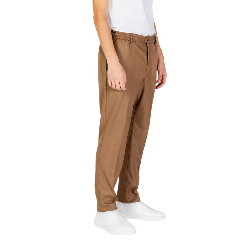 Hamaki-Ho Beige Trousers for Men