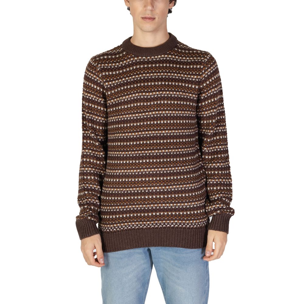 Only & Sons Brown Cotton Sweater - A Stylish Essential for the Season