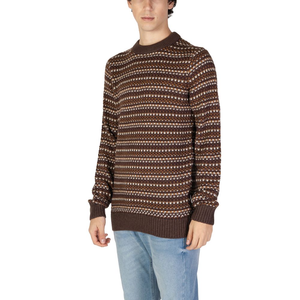Only & Sons Brown Cotton Sweater - A Stylish Essential for the Season