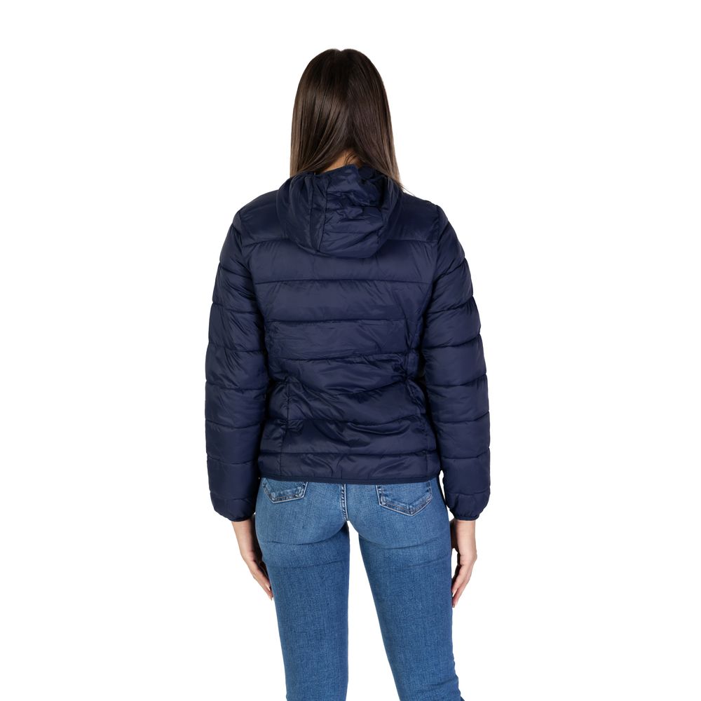 Stylish Blue Nylon Jackets & Coats for Women