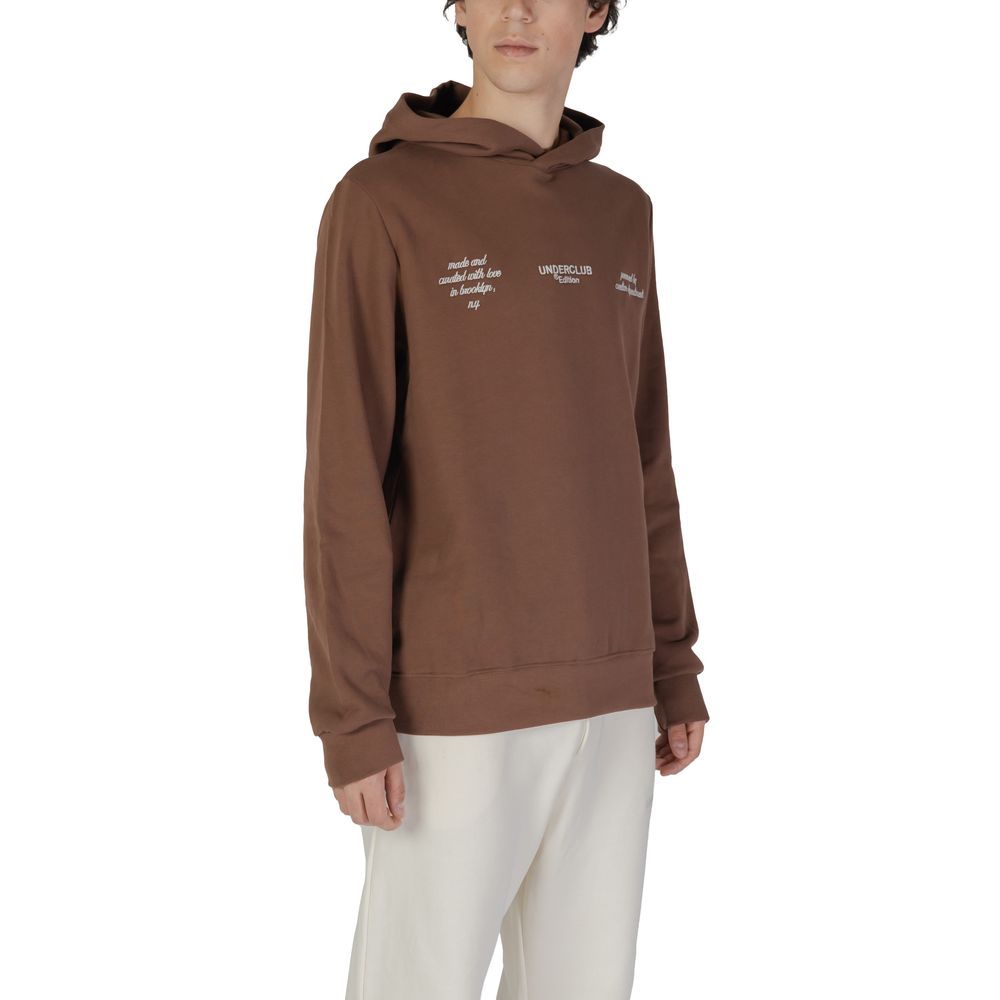 Underclub Brown Cotton Sweater - Elevate Your Style
