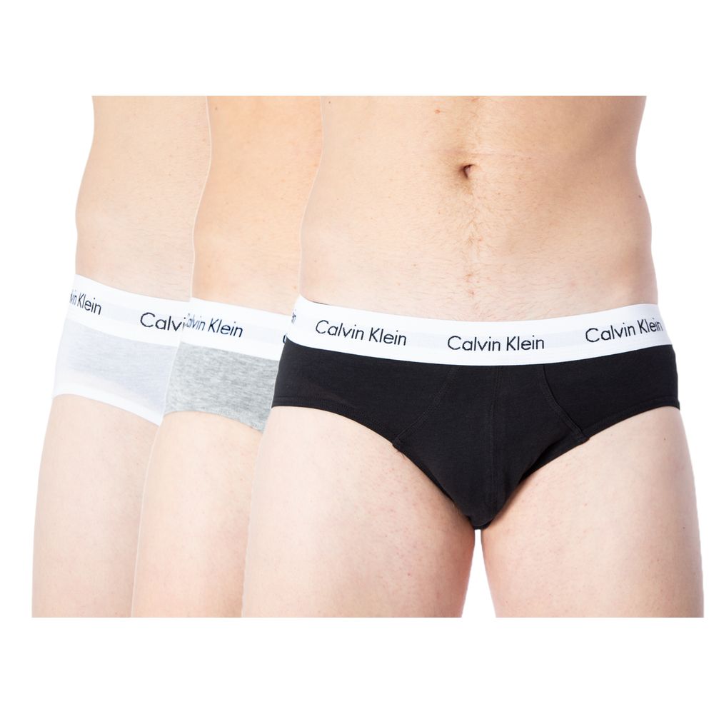 Calvin Klein 3 Pack of Men's Briefs - White/Grey/Black