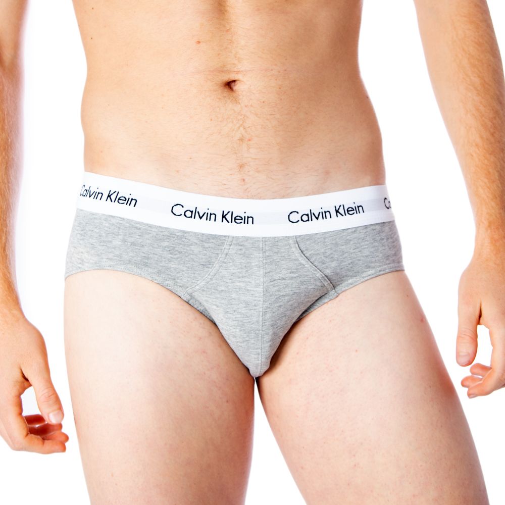 Calvin Klein 3 Pack of Men's Briefs - White/Grey/Black