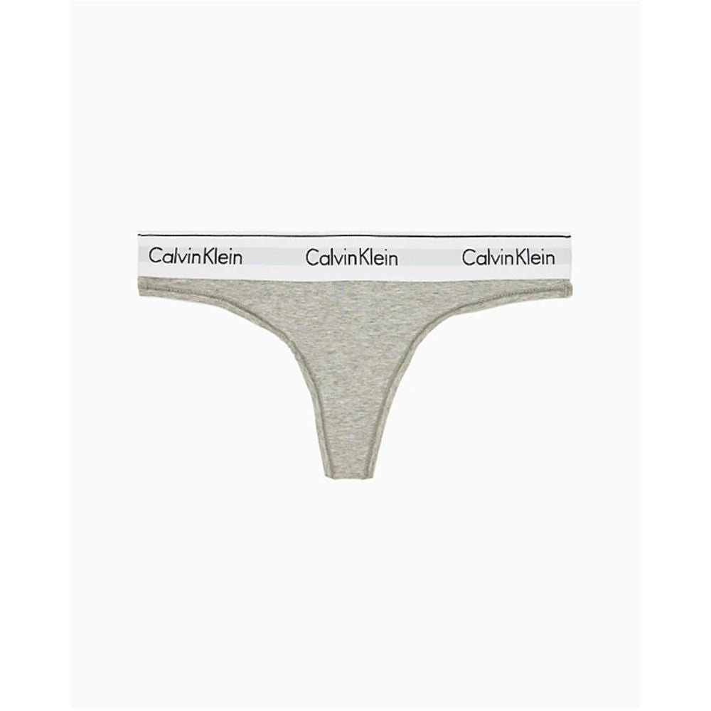Calvin Klein Underwear Gray Cotton Thong