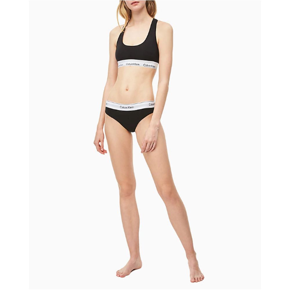 Calvin Klein Underwear Black Cotton BIKINI F3787E