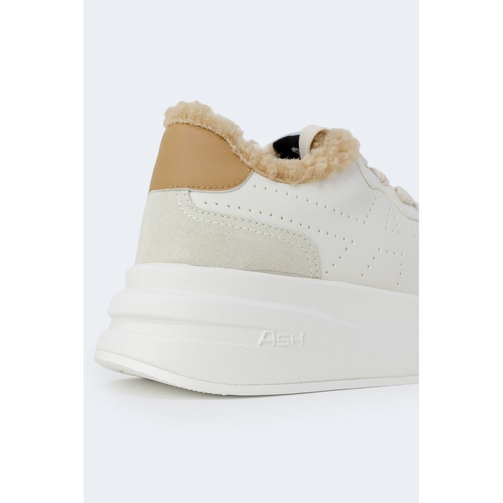 ASH Beige Leather Sneaker - IMPULSFUR03