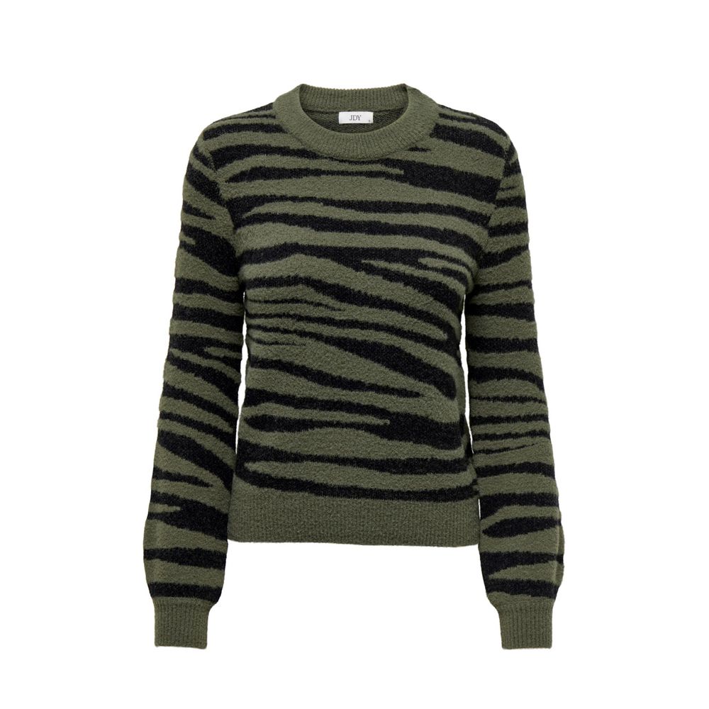 Luxurious Green Nylon Sweater - Elevate Your Fall/Winter Wardrobe