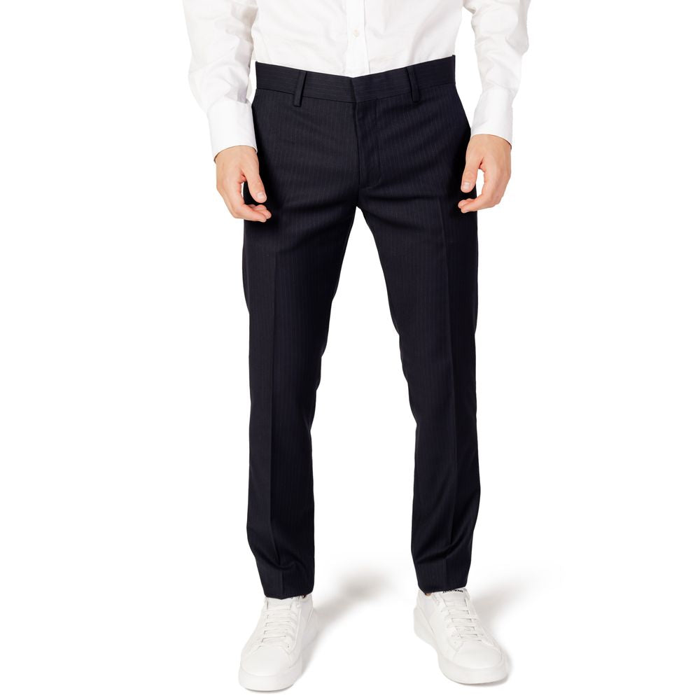 Antony Morato Blue Polyester Suit Trousers for Men