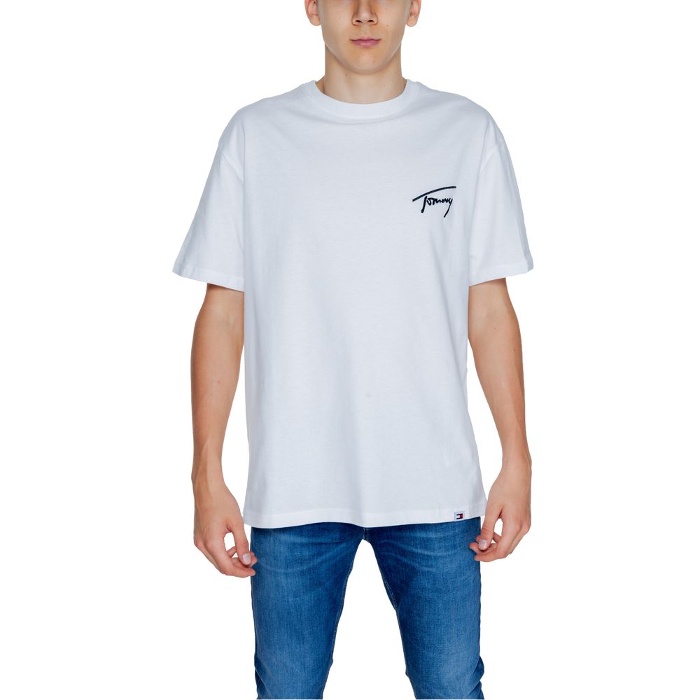Men’s White Cotton T-Shirt - Spring/Summer Collection