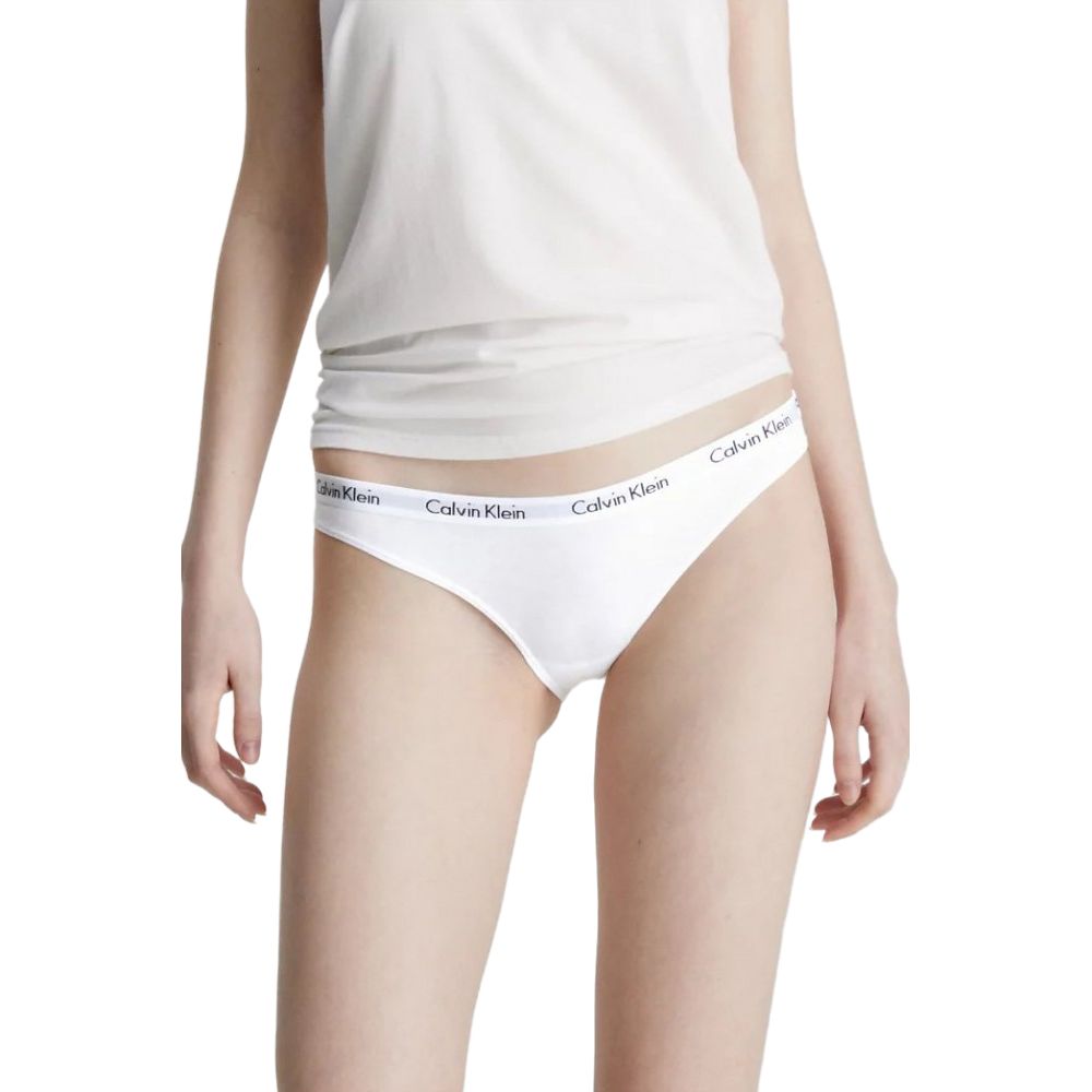 Elegant White Cotton Underwear: Women’s Briefs and Thong Collection