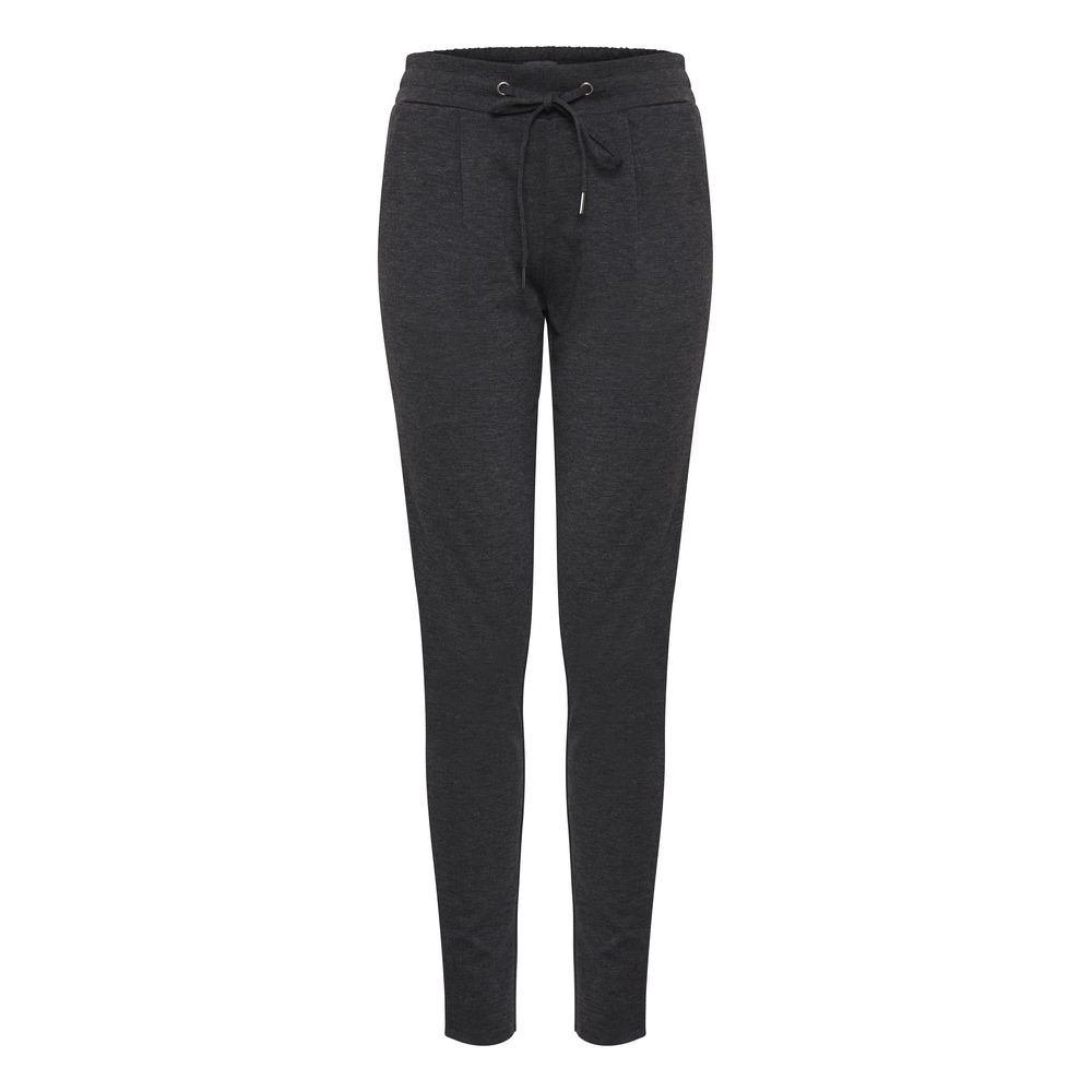 ICHI Gray Women's Cigarette Pants