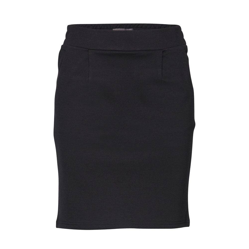 Elevate Your Style with the Black Polyester Skirt